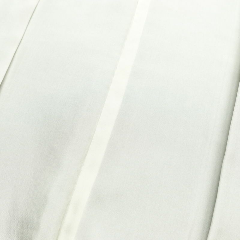 結城玉紬 紬 結城紬 良品 証紙あり 真綿手紡糸 しつけ糸付き 正絹 縞柄・線柄 袷仕立て 身丈153cm 裄丈63.5cm リサイクル着物 着物 青・紺_画像17