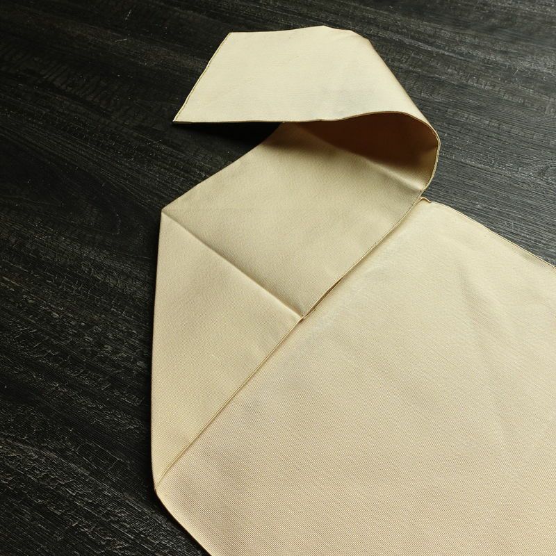 名古屋帯 太鼓柄 美品 正絹 古典柄 松葉仕立て なごや帯 リサイクル帯 帯 シンプル ベージュ_画像17