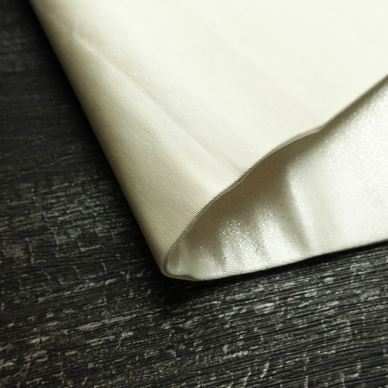 名古屋帯 太鼓柄 正絹 花柄 名古屋仕立て なごや帯 リサイクル帯 帯 刺繍 銀彩 金・銀_画像11