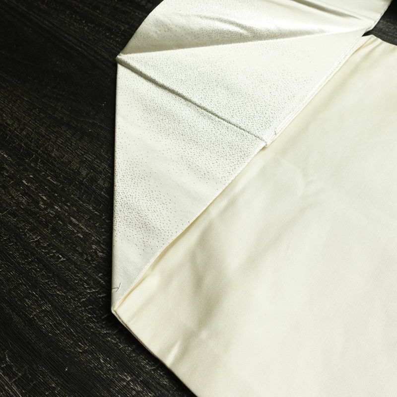 名古屋帯 太鼓柄 正絹 花柄 名古屋仕立て なごや帯 リサイクル帯 帯 刺繍 銀彩 金・銀_画像19