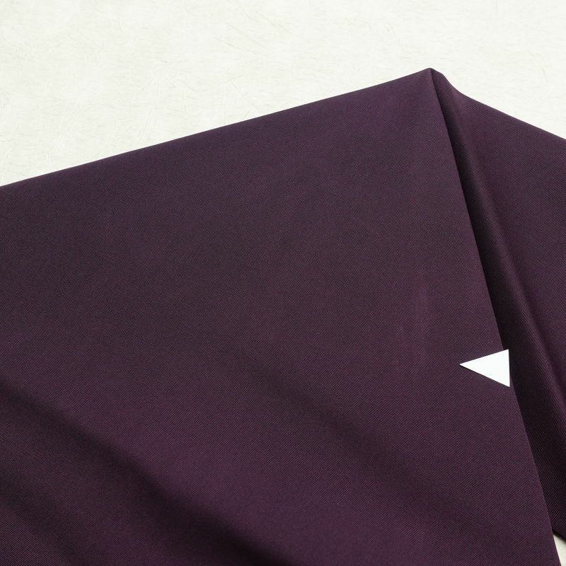 名古屋帯 太鼓柄 正絹 木の葉・植物柄 名古屋仕立て なごや帯 リサイクル帯 帯 金彩 紫・藤色_画像16