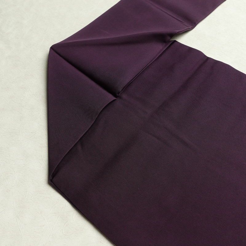 名古屋帯 太鼓柄 正絹 木の葉・植物柄 名古屋仕立て なごや帯 リサイクル帯 帯 金彩 紫・藤色_画像19