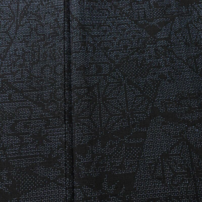 紬 良品 正絹 古典柄 袷仕立て 身丈162.5cm 裄丈63.5cm リサイクル着物 着物 青・紺_画像6