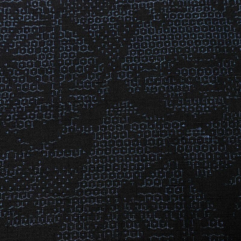 紬 良品 正絹 古典柄 袷仕立て 身丈162.5cm 裄丈63.5cm リサイクル着物 着物 青・紺_画像7