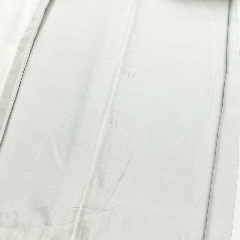 紬 良品 正絹 幾何学柄・抽象柄 袷仕立て 身丈167.5cm 裄丈67cm リサイクル着物 着物 モダン 茶_画像18