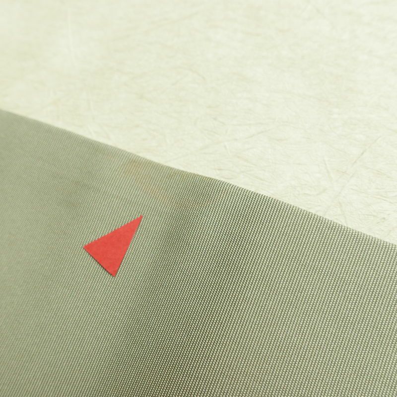 名古屋帯 太鼓柄 正絹 風景柄 名古屋仕立て なごや帯 リサイクル帯 帯 金彩 シンプル 緑・うぐいす色_画像18