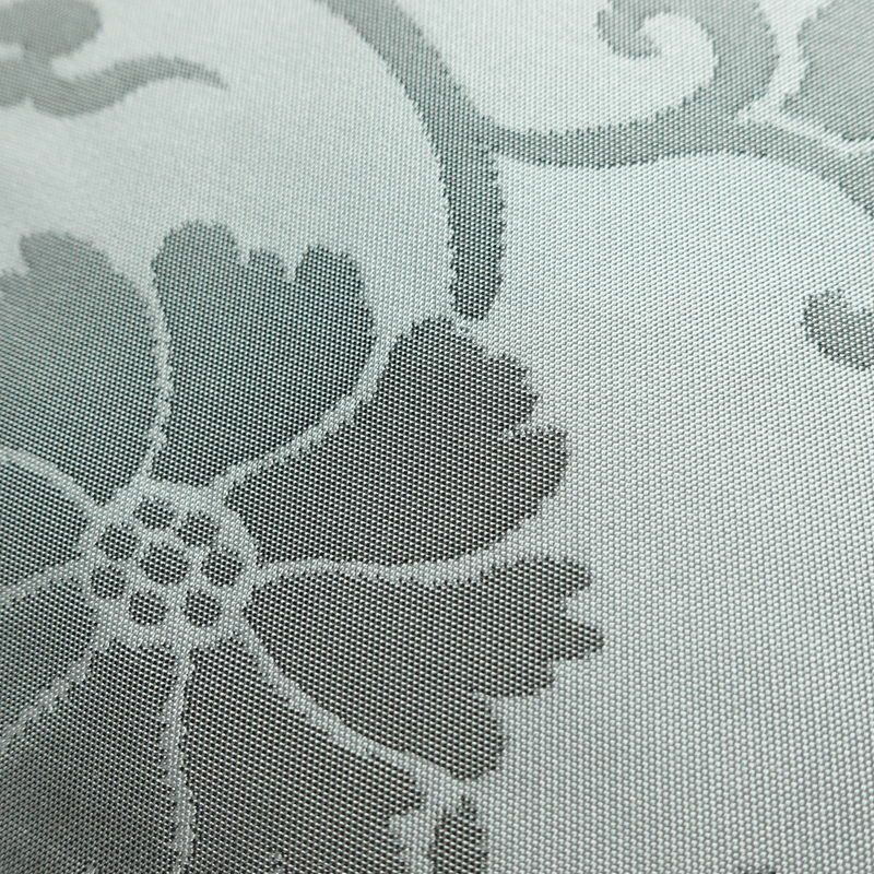 名古屋帯 六通柄 良品 正絹 花柄 名古屋仕立て なごや帯 リサイクル帯 帯 ブルーグレー グレー_画像5