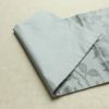 名古屋帯 六通柄 良品 正絹 花柄 名古屋仕立て なごや帯 リサイクル帯 帯 ブルーグレー グレー_画像9