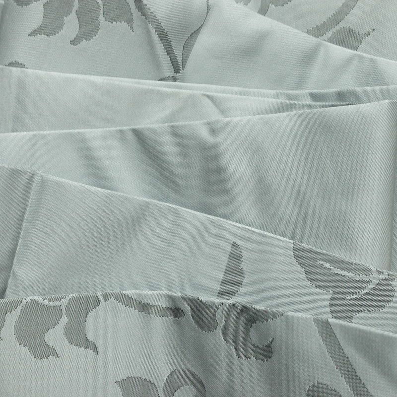 名古屋帯 六通柄 良品 正絹 花柄 名古屋仕立て なごや帯 リサイクル帯 帯 ブルーグレー グレー_画像17