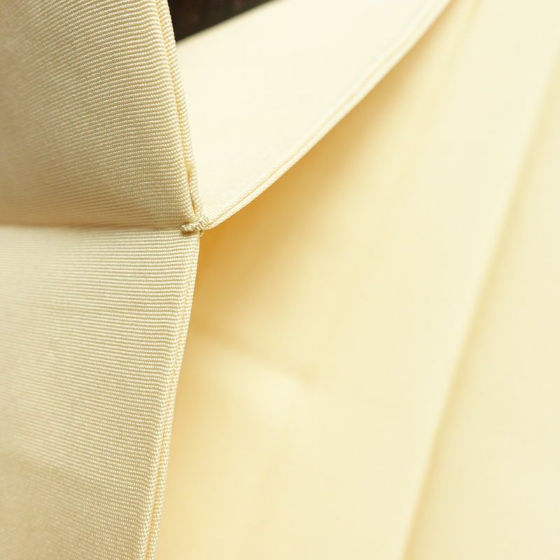 名古屋帯 太鼓柄 美品 落款入り 正絹 古典柄 名古屋仕立て なごや帯 リサイクル帯 帯 扇子 クリーム_画像20