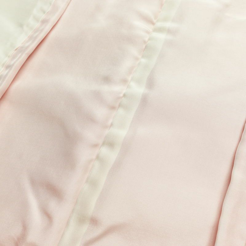 色無地 しつけ糸付き 一つ紋付き 正絹 木の葉・植物柄 袷仕立て 身丈156.5cm 裄丈64cm リサイクル着物 着物 お茶会 フォーマル ピンク_画像16