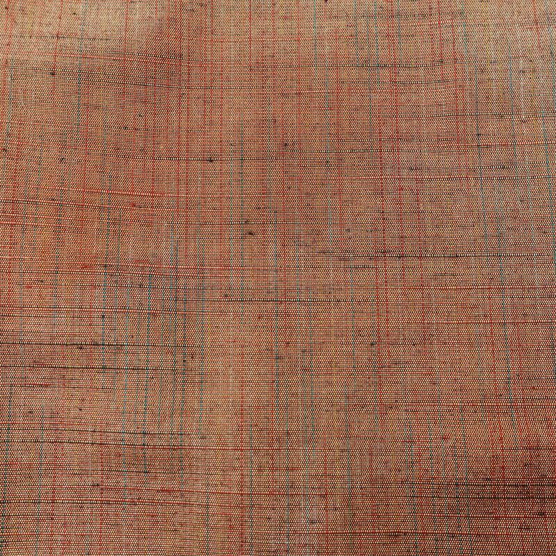 紬 正絹 その他の柄 袷仕立て 身丈153.5cm 裄丈62.5cm リサイクル着物 着物 モダン シンプル 茶_画像7