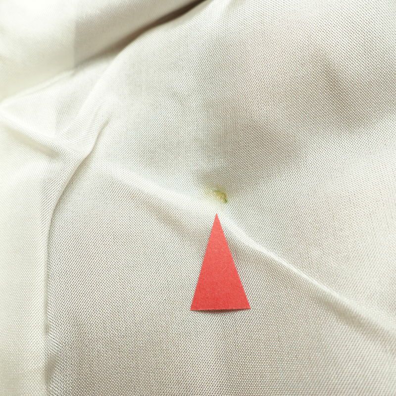 紬 正絹 その他の柄 袷仕立て 身丈153.5cm 裄丈62.5cm リサイクル着物 着物 モダン シンプル 茶_画像20