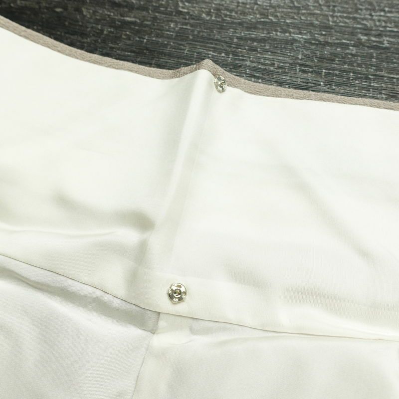 小紋 縮緬 飛び柄 正絹 古典柄 袷仕立て 身丈164.5cm 裄丈68cm リサイクル着物 雪輪 花びら 着物 くすみパープル 紫・藤色_画像20