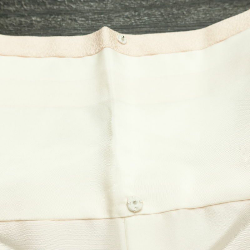 付け下げ 良品 スワトウ刺繍 正絹 花柄 袷仕立て 身丈160cm 裄丈64.5cm リサイクル着物 着物 入学式 卒業式 七五三 お宮参り フォーマル 洒落 ピンク_画像21