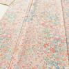 小紋 総柄 正絹 花柄 袷仕立て 身丈157.5cm 裄丈64.5cm リサイクル着物 着物 ピンク_画像5