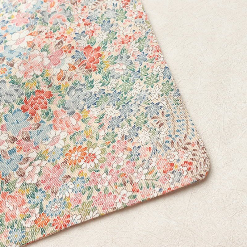 小紋 総柄 正絹 花柄 袷仕立て 身丈157.5cm 裄丈64.5cm リサイクル着物 着物 ピンク_画像17