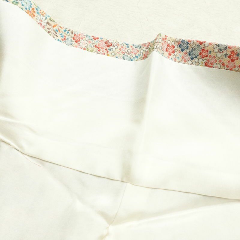 小紋 総柄 正絹 花柄 袷仕立て 身丈157.5cm 裄丈64.5cm リサイクル着物 着物 ピンク_画像20