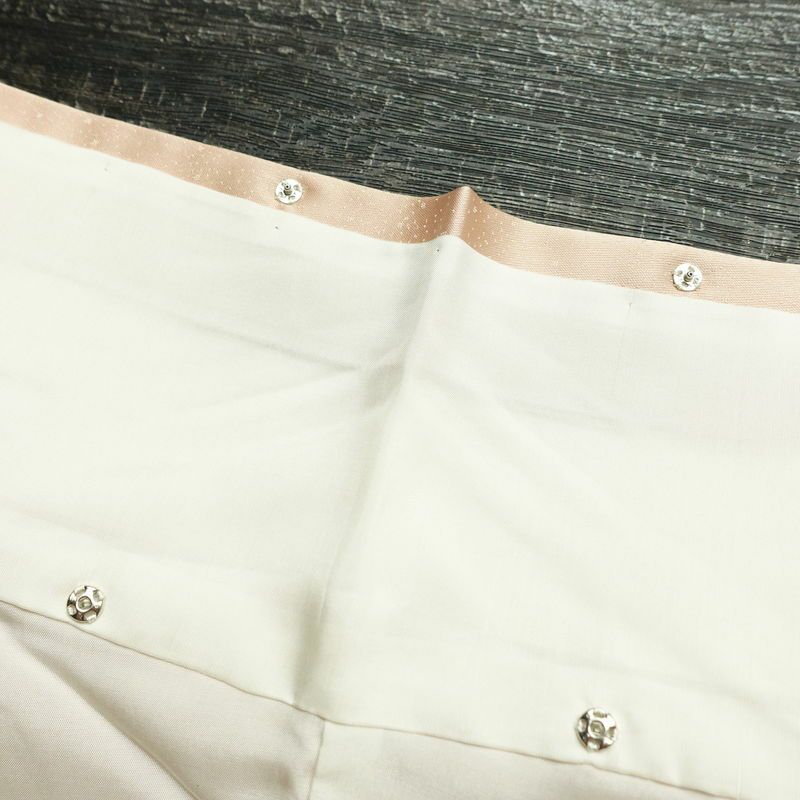 訪問着 美品 しつけ糸付き 正絹 古典柄 袷仕立て 身丈152cm 裄丈63.5cm リサイクル着物 着物 箔 金彩 入学式 卒業式 七五三 お宮参り フォーマル ピンク_画像20