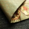 名古屋帯 六通柄 良品 正絹 古典柄 名古屋仕立て なごや帯 リサイクル帯 帯 引箔 雪輪 麻の葉 ベージュ_画像10