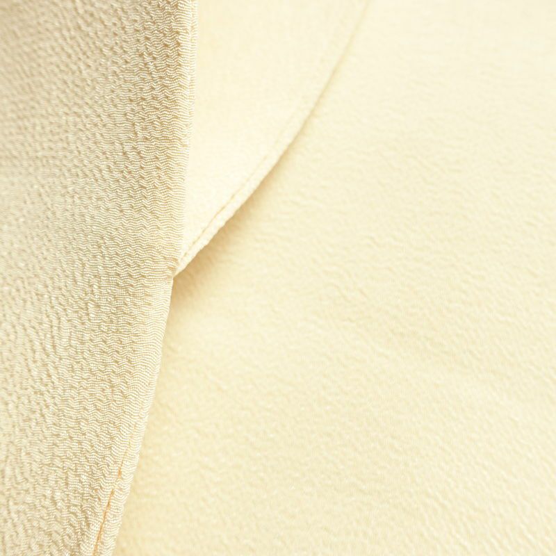 名古屋帯 太鼓柄 縮緬 正絹 花柄 名古屋仕立て なごや帯 リサイクル帯 帯 シンプル クリーム_画像19