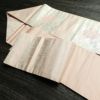 名古屋帯 六通柄 良品 正絹 花柄 名古屋仕立て なごや帯 リサイクル帯 帯 箔 金・銀_画像21