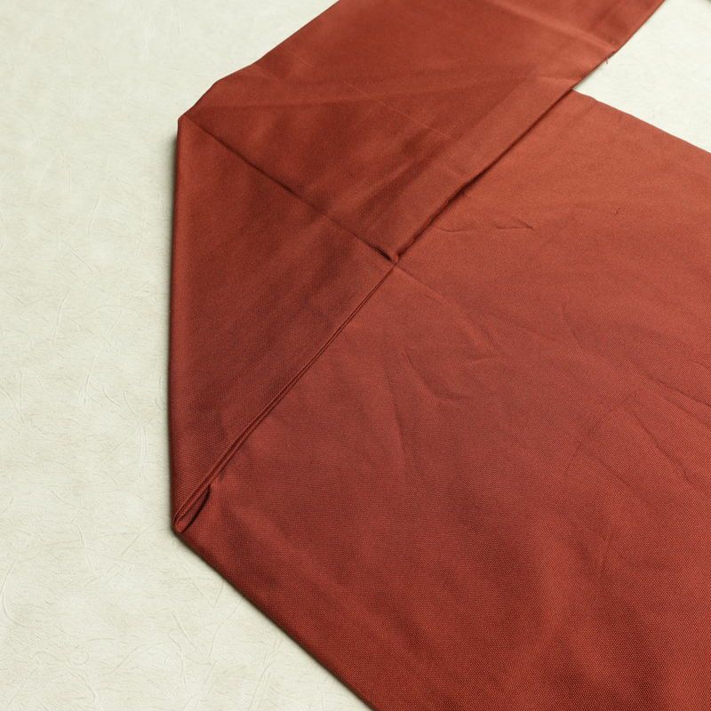 名古屋帯 太鼓柄 正絹 幾何学柄・抽象柄 名古屋仕立て なごや帯 リサイクル帯 帯 モダン 茶_画像18