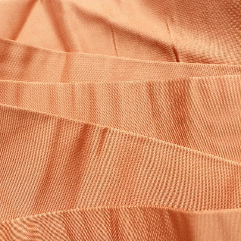 名古屋帯 太鼓柄 良品 正絹 縞柄・線柄 名古屋仕立て なごや帯 リサイクル帯 帯 ピンクオレンジ 橙_画像17