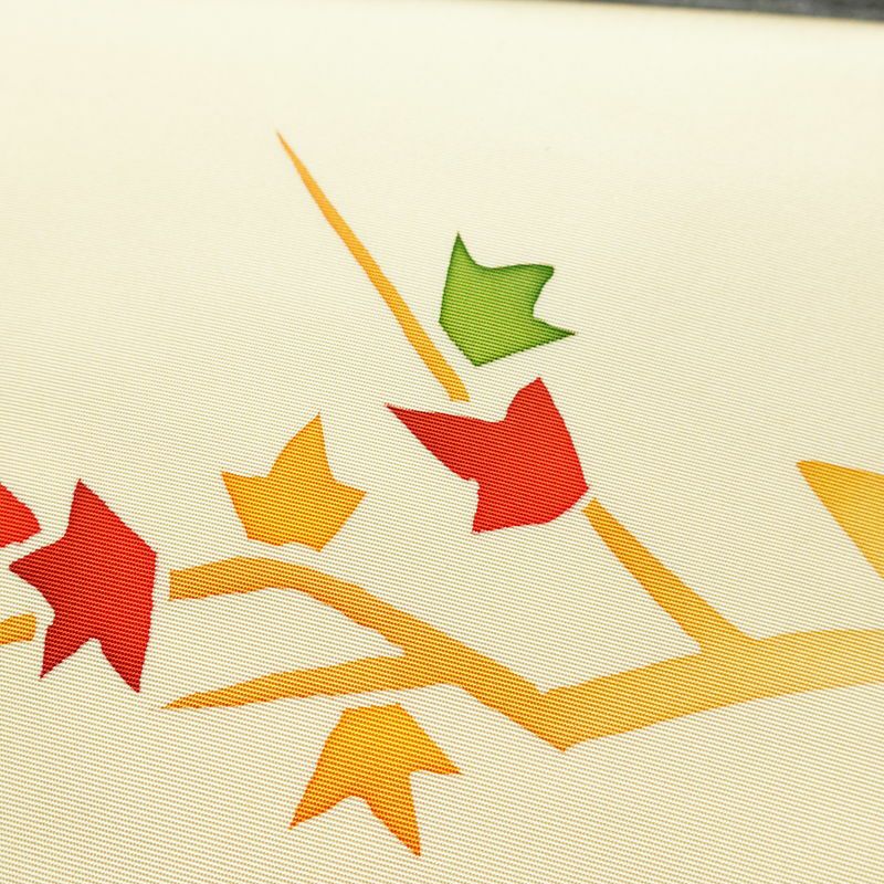 名古屋帯 太鼓柄 美品 正絹 人物・動物柄 名古屋仕立て なごや帯 リサイクル帯 帯 シンプル クリーム_画像6