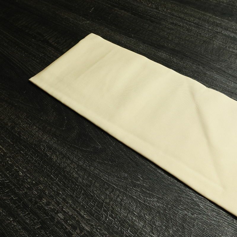 名古屋帯 太鼓柄 美品 正絹 人物・動物柄 名古屋仕立て なごや帯 リサイクル帯 帯 シンプル クリーム_画像15