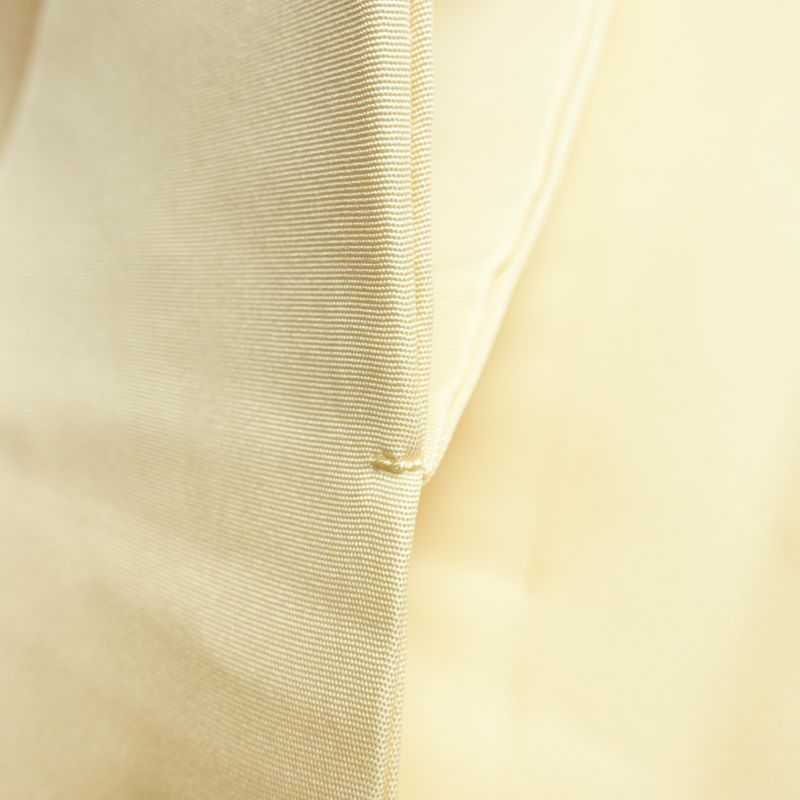 名古屋帯 太鼓柄 美品 正絹 人物・動物柄 名古屋仕立て なごや帯 リサイクル帯 帯 シンプル クリーム_画像20