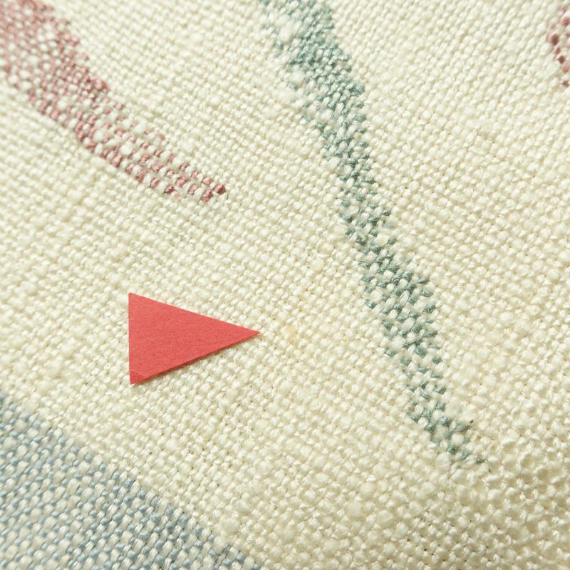 名古屋帯 六通柄 正絹 幾何学柄・抽象柄 松葉仕立て なごや帯 リサイクル帯 帯 モダン 多色使い_画像10