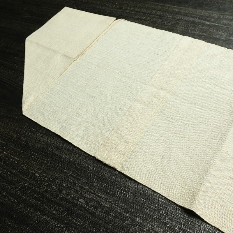 名古屋帯 六通柄 正絹 幾何学柄・抽象柄 松葉仕立て なごや帯 リサイクル帯 帯 モダン 多色使い_画像17