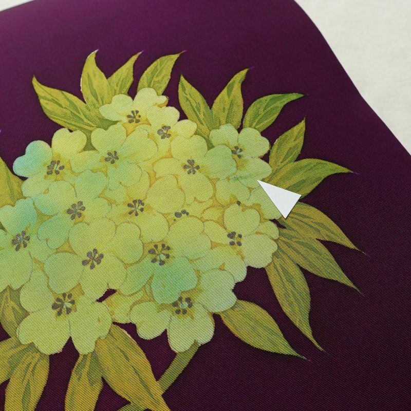 名古屋帯 太鼓柄 正絹 花柄 名古屋仕立て なごや帯 リサイクル帯 帯 シンプル 紫・藤色_画像3