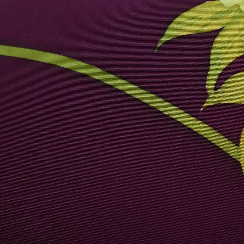 名古屋帯 太鼓柄 正絹 花柄 名古屋仕立て なごや帯 リサイクル帯 帯 シンプル 紫・藤色_画像8