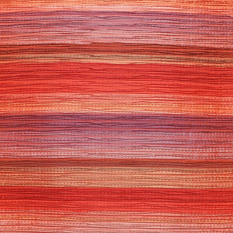 名古屋帯 太鼓柄 正絹 縞柄・線柄 名古屋仕立て なごや帯 リサイクル帯 帯 モダン 赤・朱_画像2