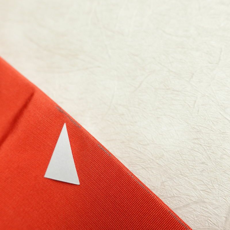 名古屋帯 太鼓柄 正絹 縞柄・線柄 名古屋仕立て なごや帯 リサイクル帯 帯 モダン 赤・朱_画像21