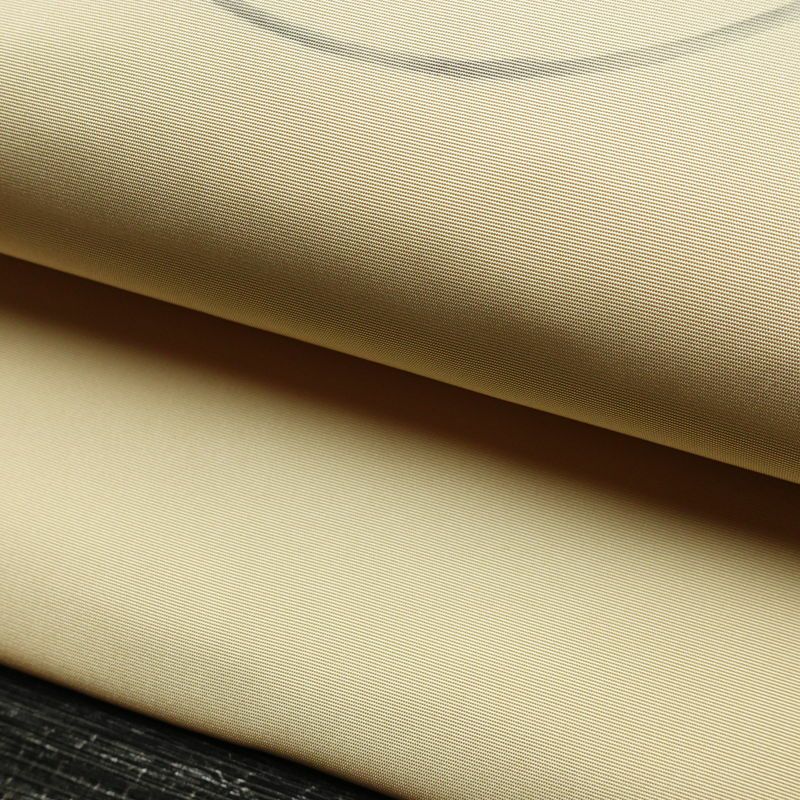 名古屋帯 太鼓柄 良品 正絹 花柄 名古屋仕立て なごや帯 リサイクル帯 帯 刺繍 シンプル ベージュ_画像6