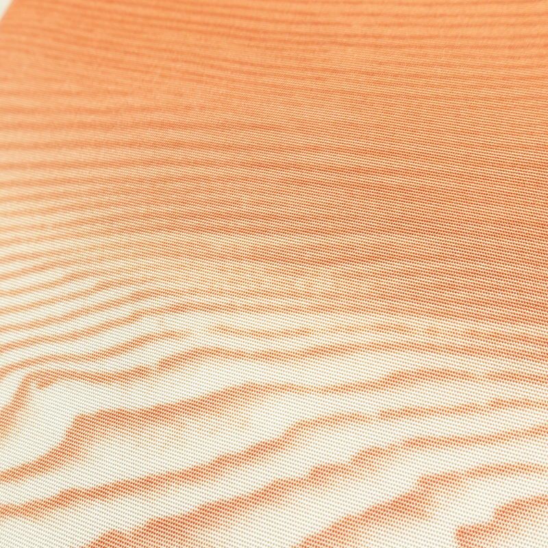 名古屋帯 太鼓柄 良品 落款入り 正絹 幾何学柄・抽象柄 名古屋仕立て なごや帯 リサイクル帯 帯 橙_画像6