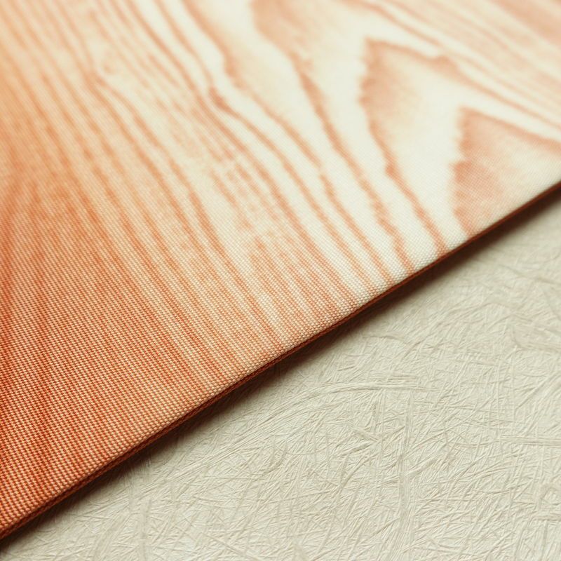 名古屋帯 太鼓柄 良品 落款入り 正絹 幾何学柄・抽象柄 名古屋仕立て なごや帯 リサイクル帯 帯 橙_画像13