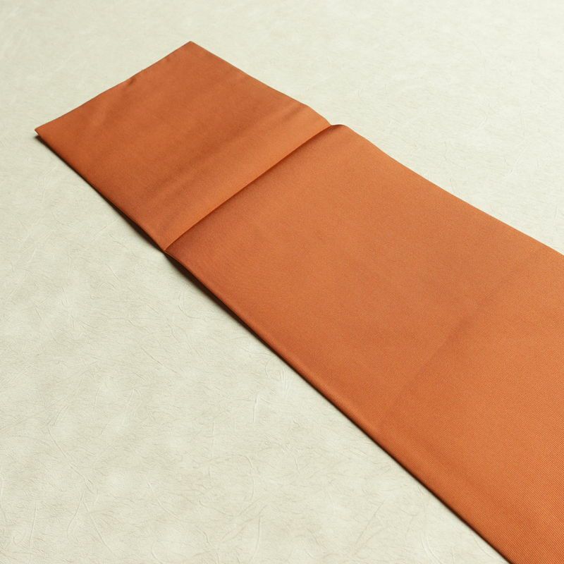名古屋帯 太鼓柄 良品 落款入り 正絹 幾何学柄・抽象柄 名古屋仕立て なごや帯 リサイクル帯 帯 橙_画像16