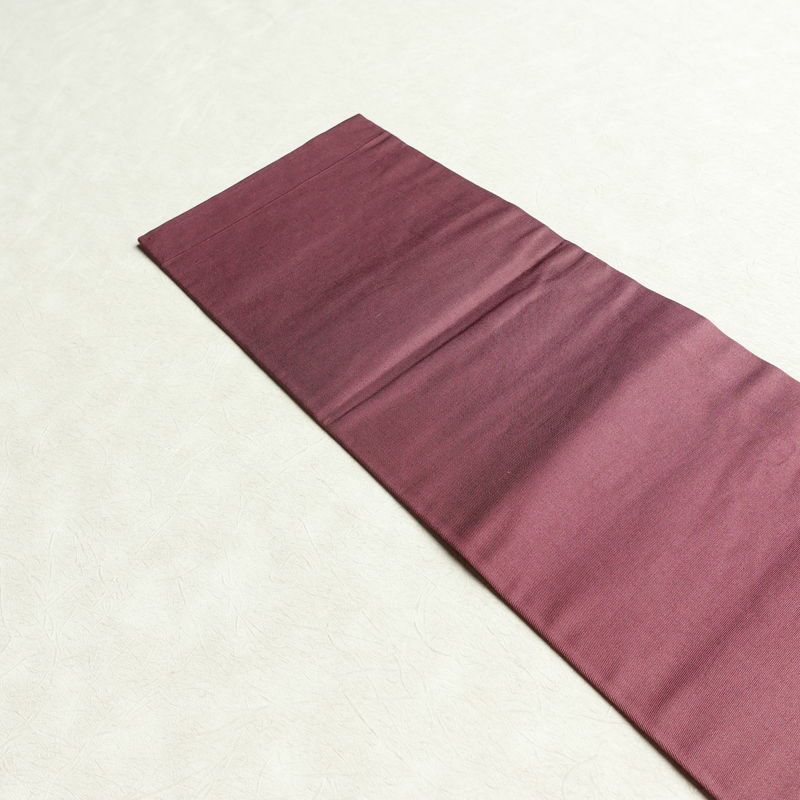 名古屋帯 太鼓柄 正絹 幾何学柄・抽象柄 名古屋仕立て なごや帯 リサイクル帯 帯 シンプル 紫・藤色_画像17