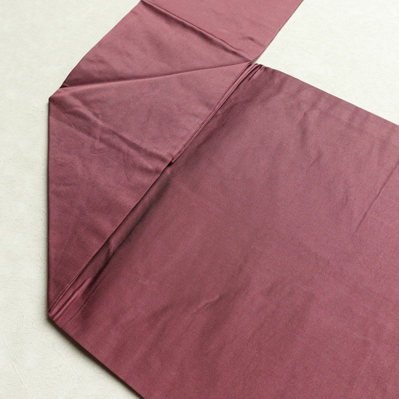 名古屋帯 太鼓柄 正絹 幾何学柄・抽象柄 名古屋仕立て なごや帯 リサイクル帯 帯 シンプル 紫・藤色_画像20