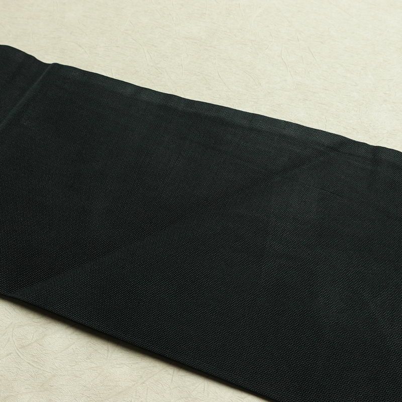 名古屋帯 太鼓柄 金駒刺繍 正絹 古典柄 名古屋仕立て なごや帯 リサイクル帯 帯 刺繍 シンプル 黒_画像18