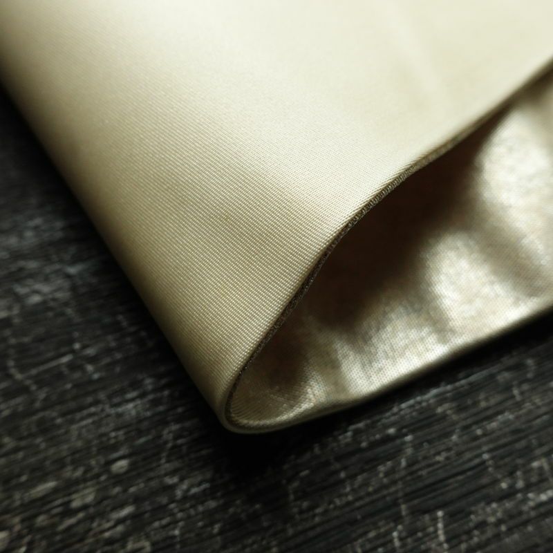 名古屋帯 青銅箔 太鼓柄 良品 正絹 蝶・昆虫柄 名古屋仕立て なごや帯 リサイクル帯 帯 箔 シンプル 金・銀_画像10