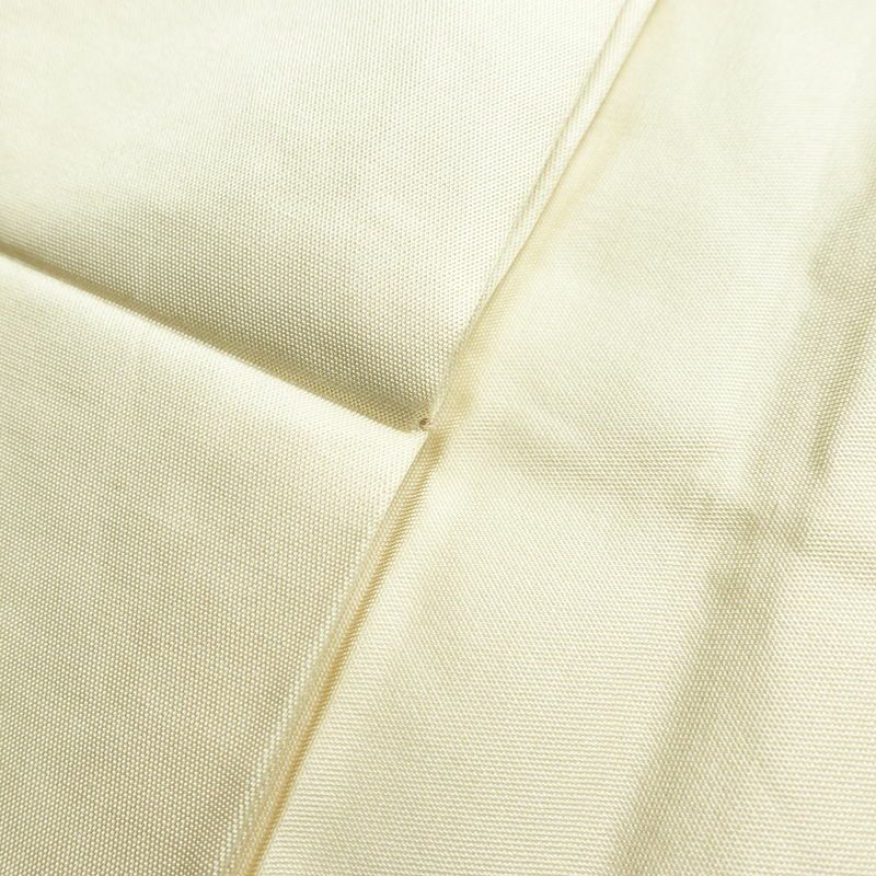 名古屋帯 太鼓柄 正絹 花柄 名古屋仕立て なごや帯 リサイクル帯 帯 箔 金糸 クリーム_画像20