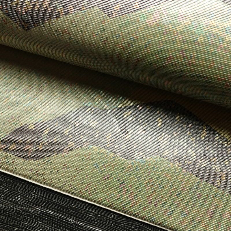 名古屋帯 太鼓柄 正絹 幾何学柄・抽象柄 名古屋仕立て なごや帯 リサイクル帯 帯 箔 白_画像8