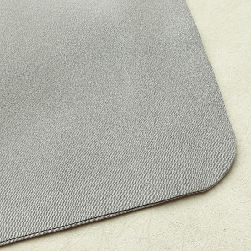 色留袖 落款入り 縮緬 正絹 幾何学柄・抽象柄 袷仕立て 身丈157.5cm 裄丈63.5cm リサイクル着物 着物 共八掛 シンプル グレー_画像18