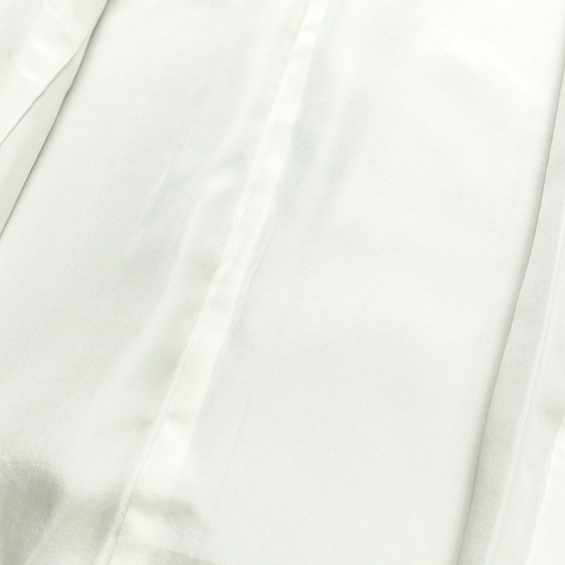 色留袖 落款入り 縮緬 正絹 幾何学柄・抽象柄 袷仕立て 身丈157.5cm 裄丈63.5cm リサイクル着物 着物 共八掛 シンプル グレー_画像21