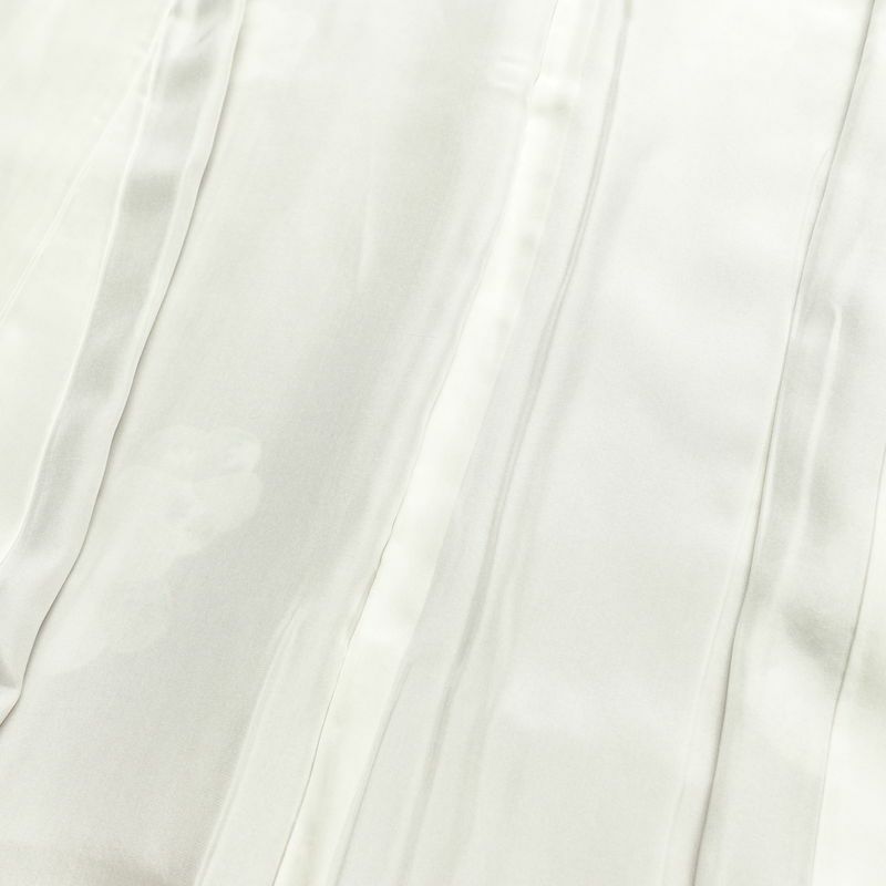 小紋 丹後ちりめん 嵯峨野 縮緬 飛び柄 正絹 花柄 袷仕立て 身丈163.5cm 裄丈65cm リサイクル着物 着物 モダン 小豆・エンジ_画像17